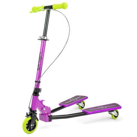 Buy Xootz Kids Y Flicker Scissor Scooter, Folding 3 Wheel Tri Drifter ...
