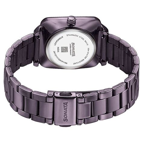 Buy Online Sonata Wedding Edit Quartz Analog Purple Dial Stainless ...
