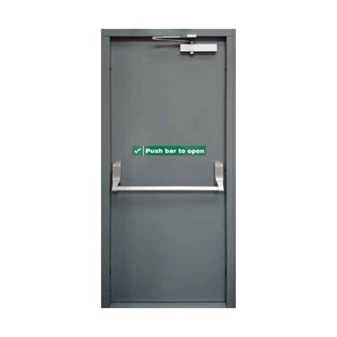 Steel Emergency Exit Doors - C&S Shutters & Doors
