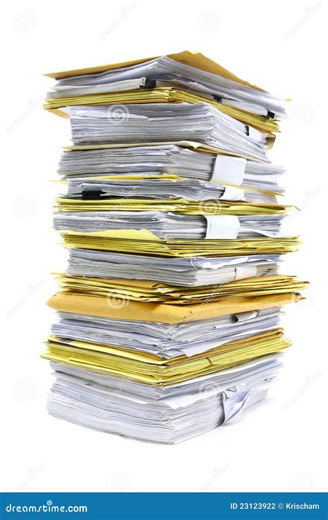 Stack of papers stock photo. Image of paper, detail, blank - 23123922