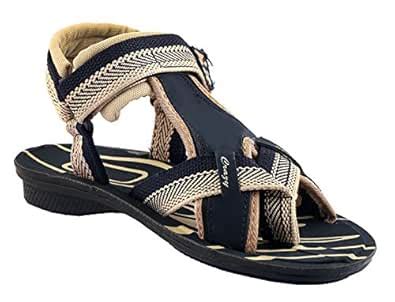 Buy Claptrap Men's Blue Nylon Sandals and Floaters at Amazon.in