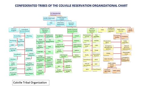Organizational Chart — Colville Tribes