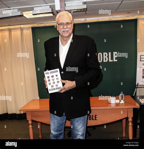 Phil Jackson With Rings