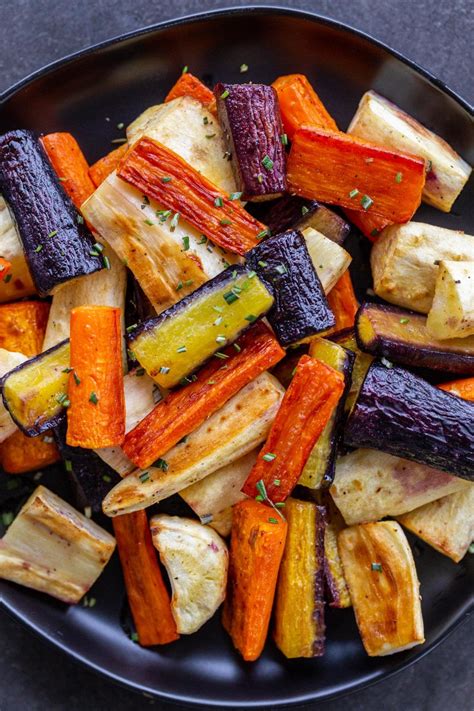 Oven Roasted Carrots And Parsnips - Momsdish