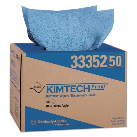 Kimtech Microfiber Cleaning Cloths - Made in USA, Blue, 4.41-oz, Low ...