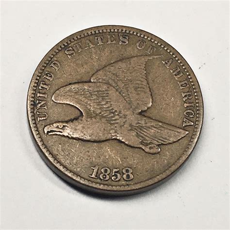 1858 Small Letter Variety Flying Eagle Cent | Property Room