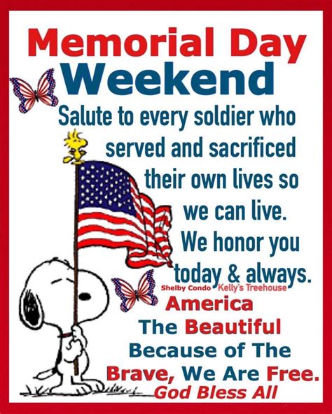 Snoopy's Memorial Day Weekend Quotes Pictures, Photos, and Images for ...