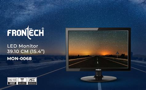 FRONTECH 15.4 Inch HD LED Monitor | Refresh Rate 60 Hz,1280 x 800 ...