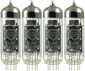 EL84 - Mullard Reissue - Made in Russia - Matched Quad : Amazon.in ...