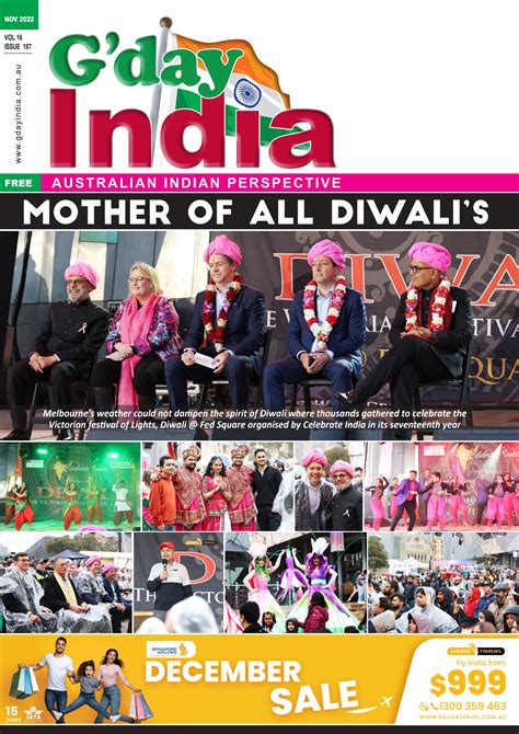 G'Day India Nov 2022 Issue 187 by gdayindia - Issuu