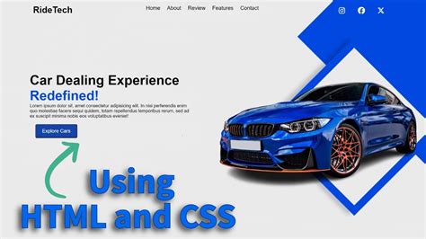 How to Make a Website HTML with CSS Example 的图像结果