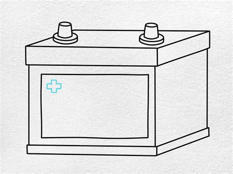 Car Battery Drawing - HelloArtsy