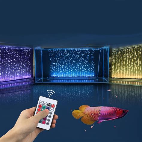 QUANLONG (QL-A50) SUBMERSIBLE AIR BUBBLE AQUARIUM LIGHT WITH REMOTE ...
