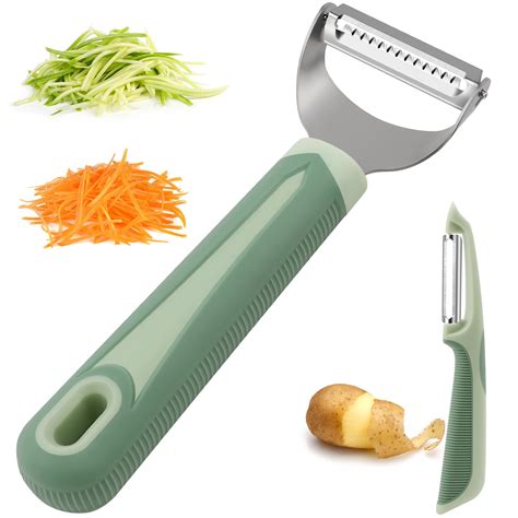 Amazon.com: Julienne Peeler Vegetable Peeler -Y Carrot Shredder ...