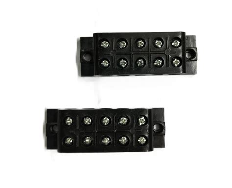 Control Panel 30A 5 Way Bakelite Connector Strip Double Row Barrier ...