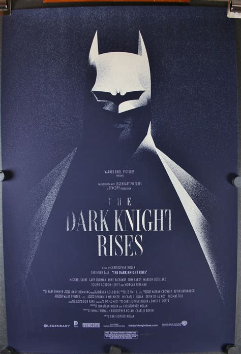 DARK KNIGHT RISES, Original Batman Mondo Olly Moss Movie Poster For ...