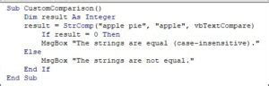 Image result for StrComp VBA Excel Tutorial