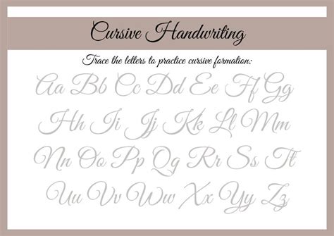 Image result for Cursive Hand Writing Outline