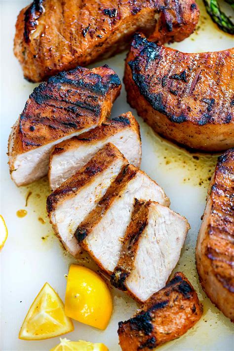 Easiest Grilled Pork Chop Recipe (Boneless or Bone-In) - foodiecrush