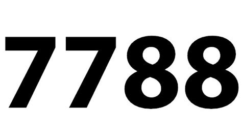 Zahl 7788