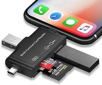 Brand Conquer Micro SD Card Reader for Android Type C Lightning USB ...