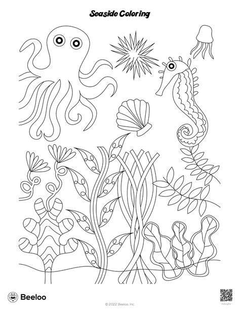 Ocean Coloring Pages 的图像结果