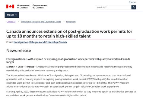 【加拿大毕业工签申请】16个月的研究生能拿到3年工签吗？如何争取？ - 知乎