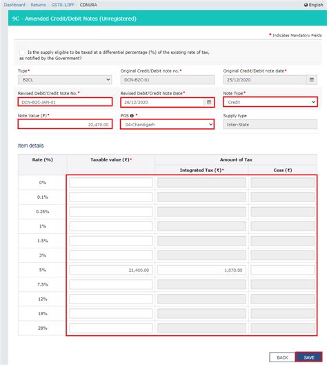 Creation of Outward Supplies Return in GSTR-1