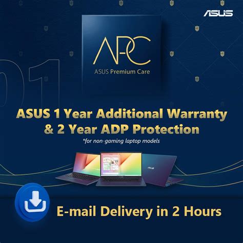 ASUS Premium Care 1 Year Extended Warranty & 2 Year ADP with Onsite ...