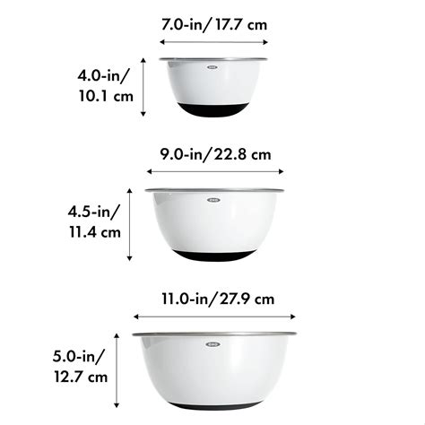 OXO Good Grips 3-Piece Stainless-Steel Mixing Bowl Set - Smarter Home ...