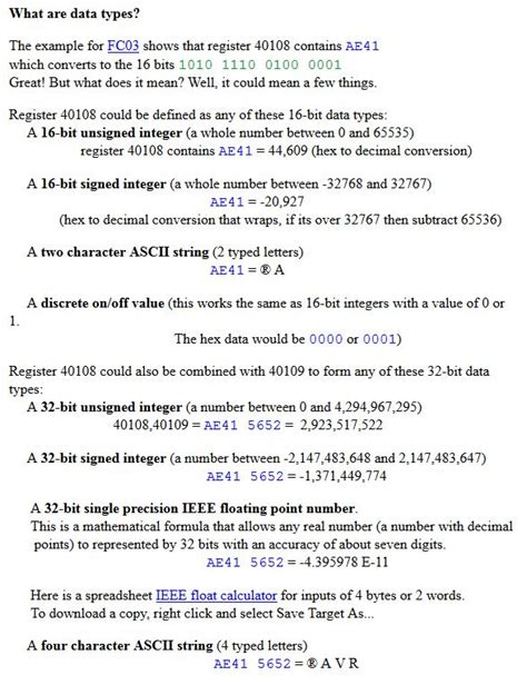 Image result for Modbus Table