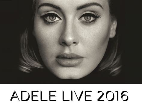 ADELE IN TOUR 2016