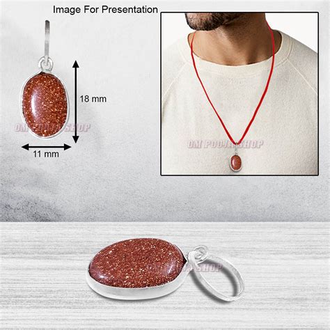 Buy Sunstone Stone Pendant in German Silver online
