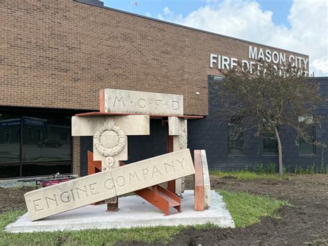 Re-assembled Mason City Fire Department sculpture called "a meaningful ...
