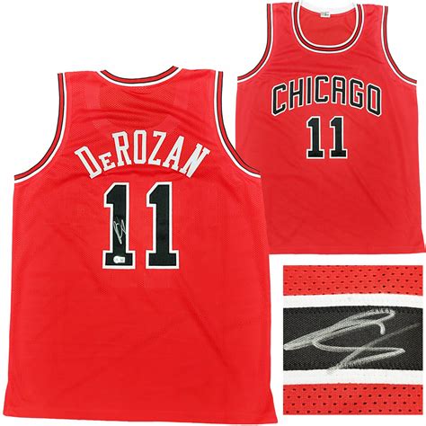 Demar Derozan Autographed Signed Chicago Bulls Red Jersey Beckett ...