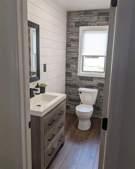 Michael's DIY Bathroom Accent Wall Project - GenStone