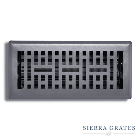 Sierra Grates 4” x 10" Metro Design Floor Register With Air Filter ...
