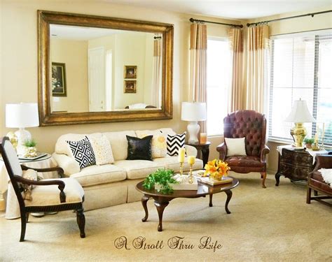 Round Mirror Above Couch Ideas at Katherine Roosa blog