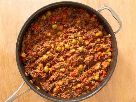 Cubaanse picadillo - Zuid-Amerikaanse gehaktschotel - Vlakbij de Molen