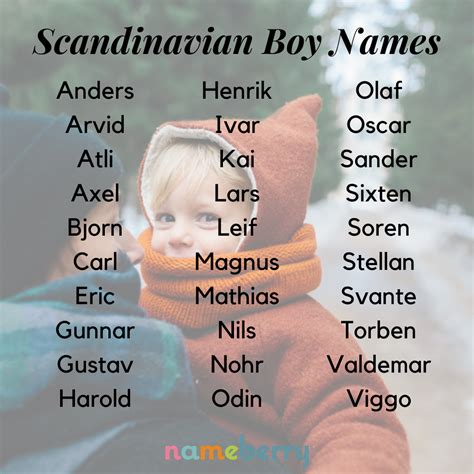 Scandinavian names for boys – Artofit