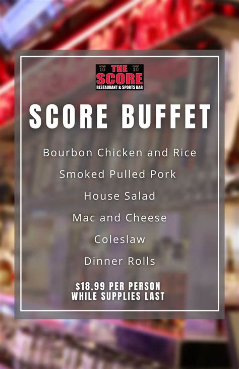 RESERVATIONS - The Score