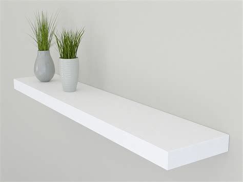 Glory White Floating Shelf 150cm Limestone Fireplace