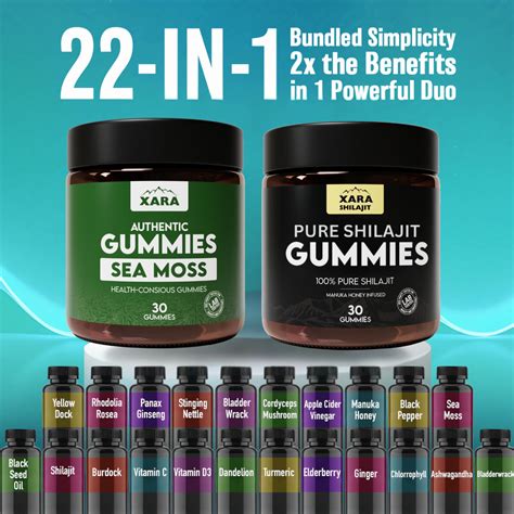 Ultimate Gummy Duo – XARA Shilajit