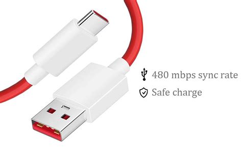 Vmt Stock 80W Charging Cable Usb To Type C Warp Charger Supervooc/Dash ...