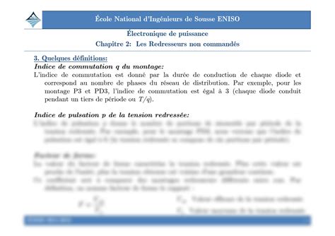 SOLUTION: Cours convertisseur ac dc redressement triphase - Studypool