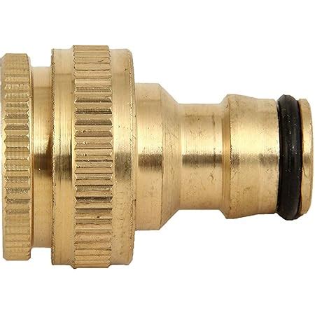 Plastic Garden Hose Quick Connect with Shutoff Set Male and Female, 3/4 ...