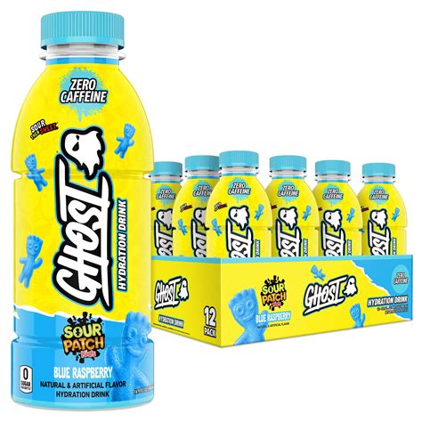 Snapklik.com : GHOST Hydration Drink, Sour Patch Kids Blue Raspberry ...