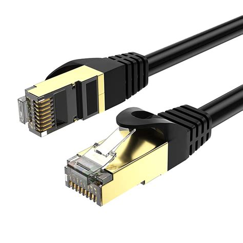 Tainston Ethernet Cable(25 Feet)Cat7 Network Cord Patch Cable SSTP/SFTP ...