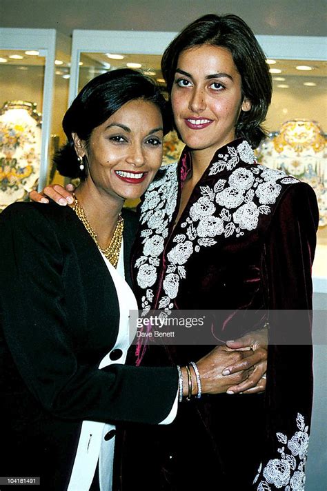 Shakira Caine and daughter Natasha Caine attend the Art & Antiques ...