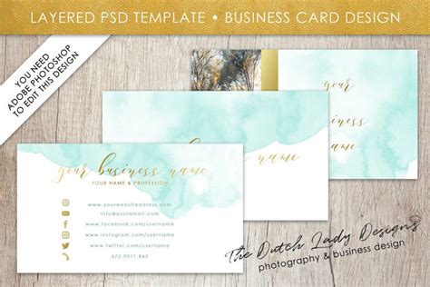 Adobe Photoshop Business Card Template 的图像结果